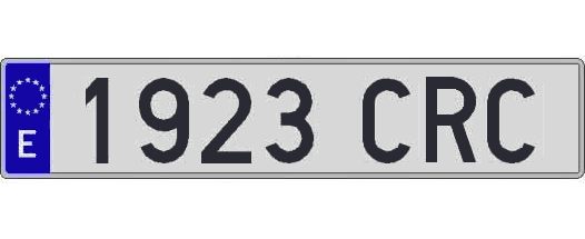 1923CRC matricula larga