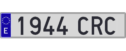 1944CRC matricula larga