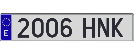 2006HNK matricula larga