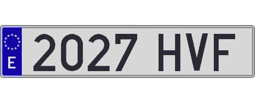2027HVF matricula larga