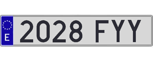 2028FYY matricula larga