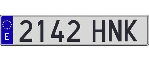 2142HNK matricula larga