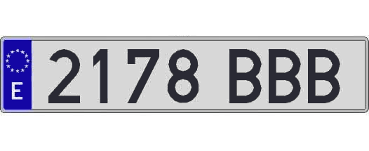 2178BBB matricula larga
