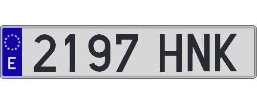 2197HNK matricula larga