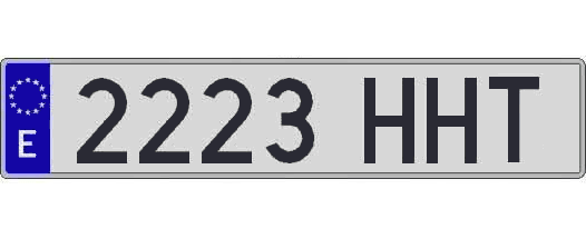 2223HHT matricula larga