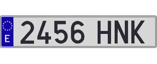 2456HNK matricula larga