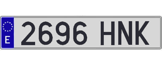 2696HNK matricula larga