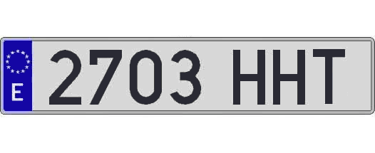 2703HHT matricula larga