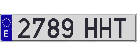 2789HHT matricula larga