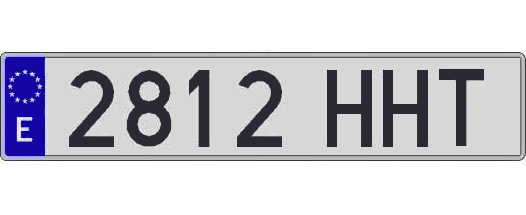 2812HHT matricula larga