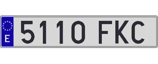 5110FKC matricula larga