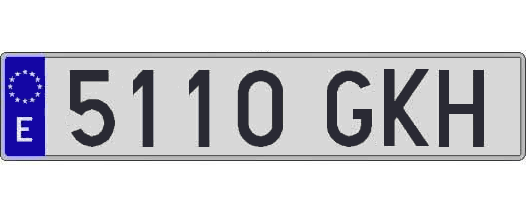 5110GKH matricula larga