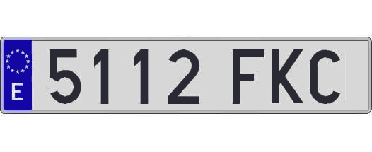 5112FKC matricula larga