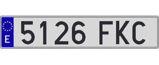 5126FKC matricula larga