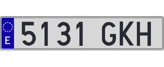 5131GKH matricula larga