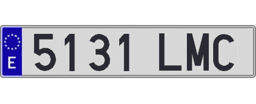 5131LMC matricula larga