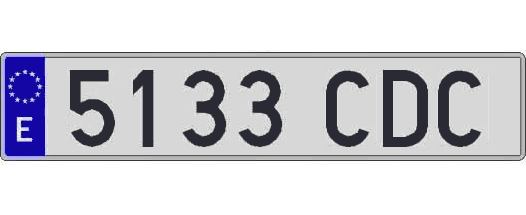 5133CDC matricula larga