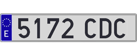 5172CDC matricula larga