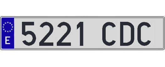 5221CDC matricula larga