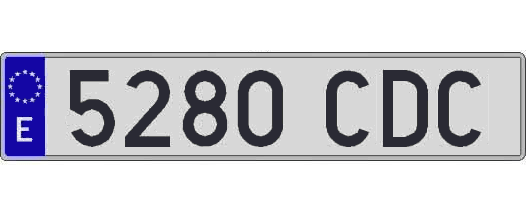 5280CDC matricula larga