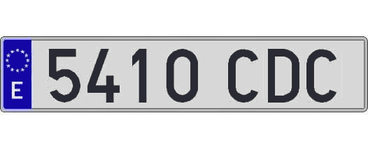 5410CDC matricula larga