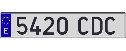 5420CDC matricula larga