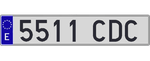 5511CDC matricula larga