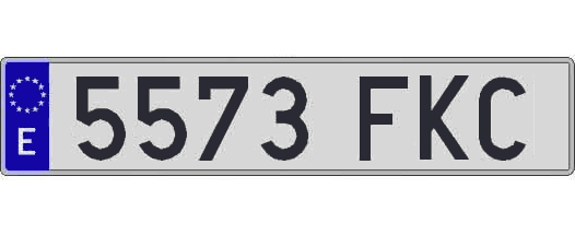 5573FKC matricula larga