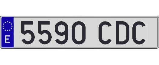 5590CDC matricula larga