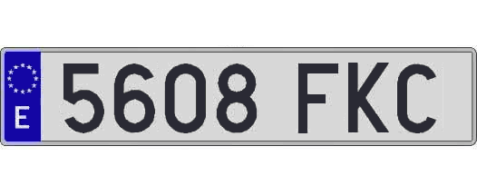 5608FKC matricula larga