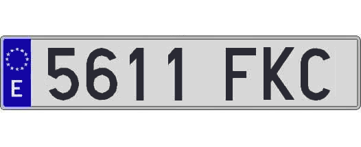 5611FKC matricula larga