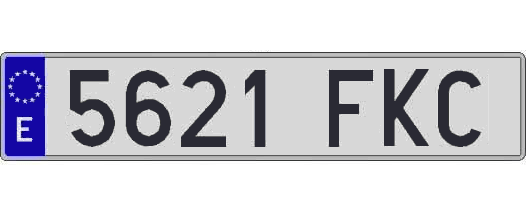 5621FKC matricula larga