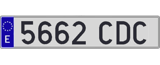 5662CDC matricula larga