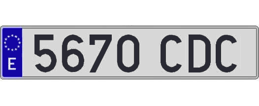 5670CDC matricula larga