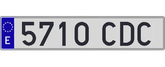 5710CDC matricula larga