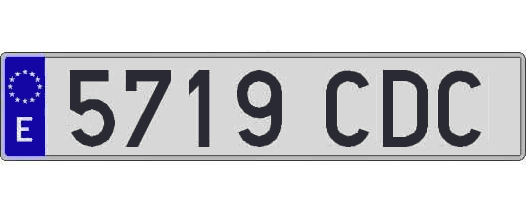 5719CDC matricula larga
