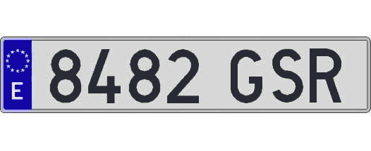 8482GSR matricula larga