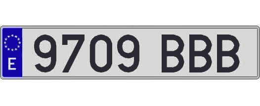 9709BBB matricula larga