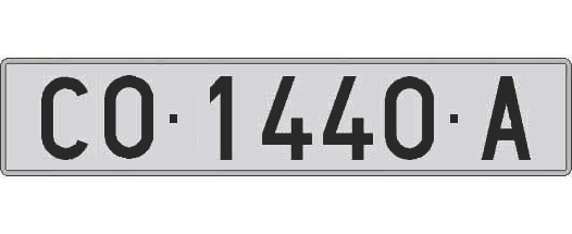 CO1440A matricula larga