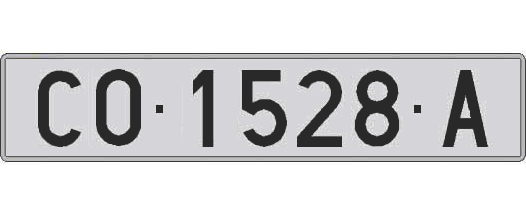 CO1528A matricula larga