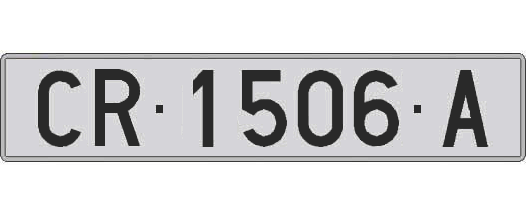 CR1506A matricula larga