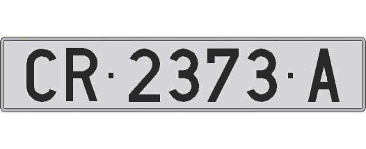 CR2373A matricula larga