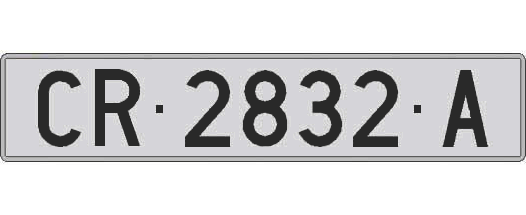 CR2832A matricula larga