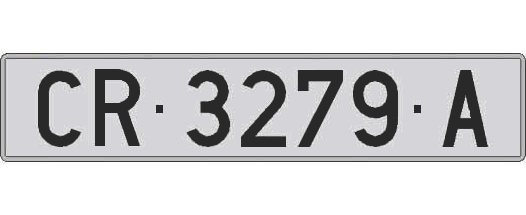 CR3279A matricula larga