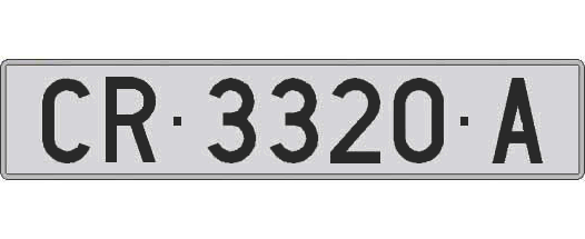 CR3320A matricula larga