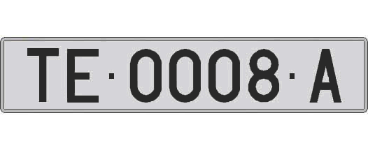 TE0008A matricula larga