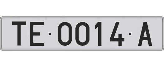 TE0014A matricula larga