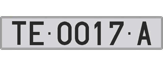 TE0017A matricula larga