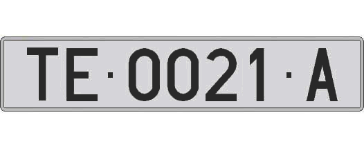 TE0021A matricula larga