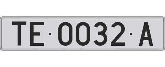 TE0032A matricula larga